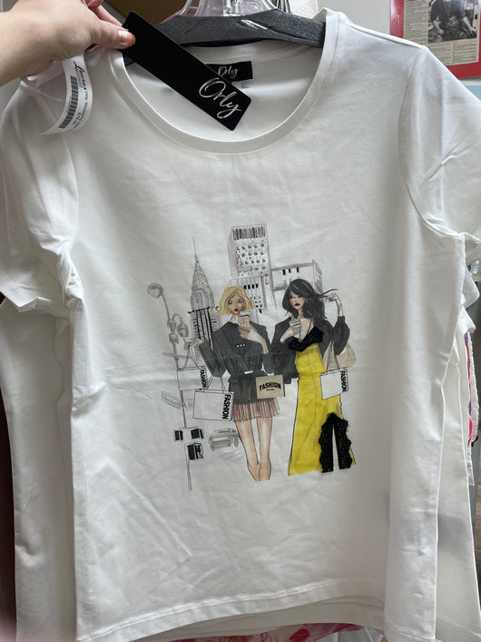 Orly shopping girls top