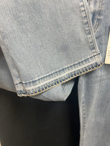 Charlie B light blue metallic stitch jeans