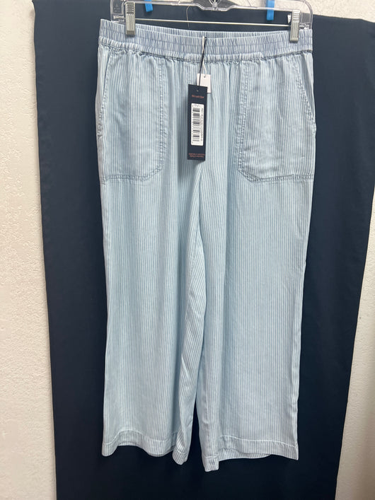 Renuar light chambray stripe pull on pants