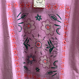 Easel pink shirt dress floral print