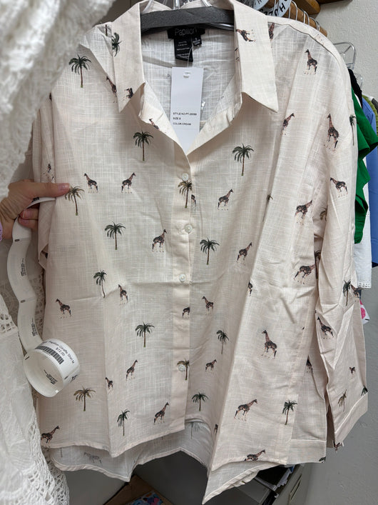 Papillon Giraffe Shirt