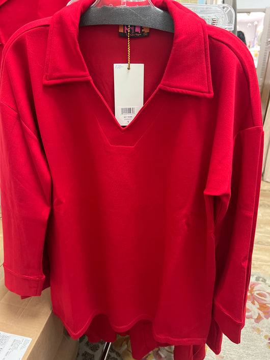 Isle energy red mai tunic