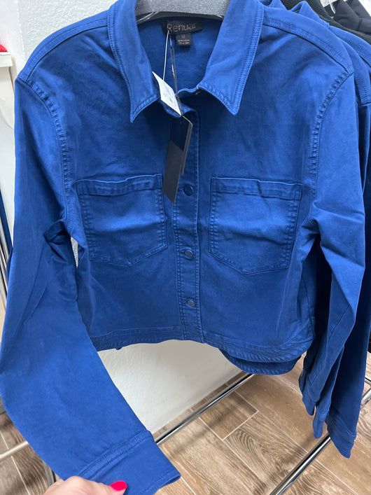 Renuar Oxford blue denim jacket
