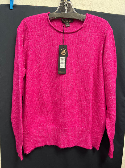 Renuar crew neck sweater orchid pink
