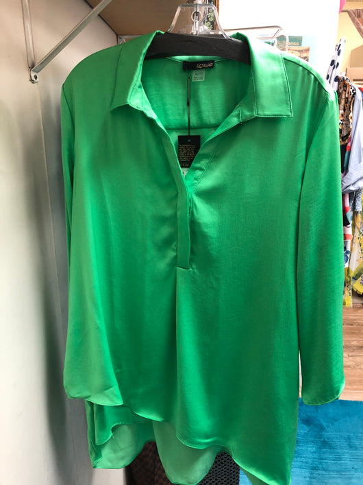 Renuar clover green airflow top