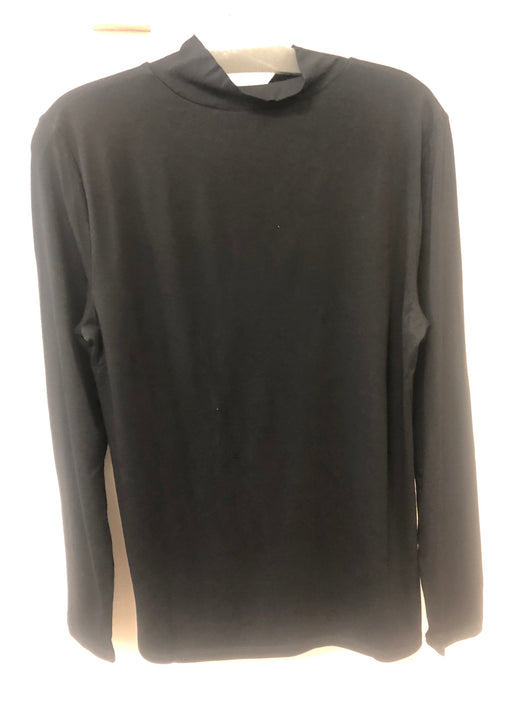 Tricotto black mock turtleneck