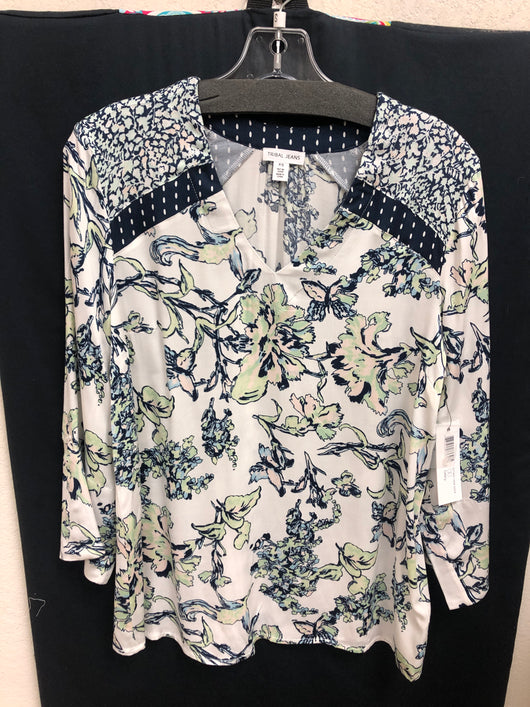 Tribal navy celery top