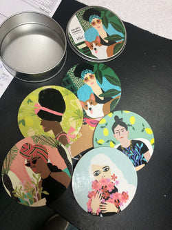 180degrees women coaster set
