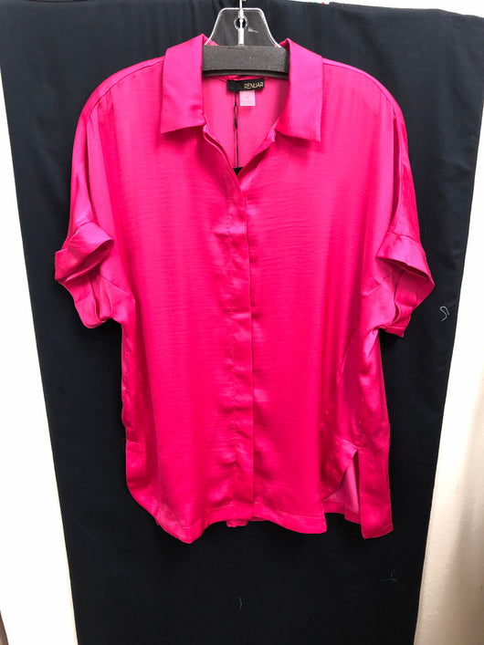 Renuar blossom, pink, s/s button up airflow