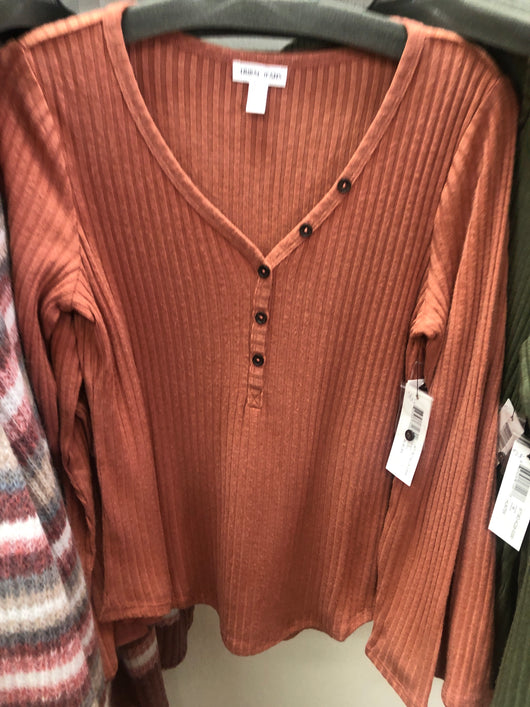 Tribal auburn Henley