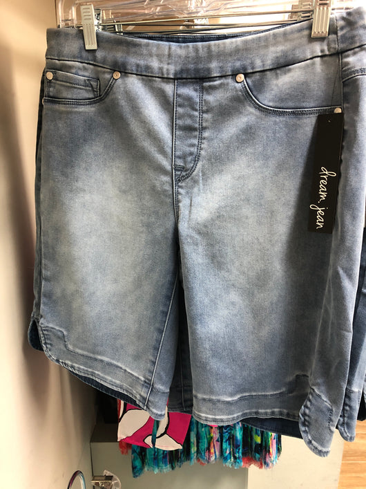 Tribal short blue mist