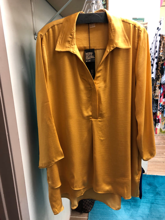 Renuar curry gold airflow top