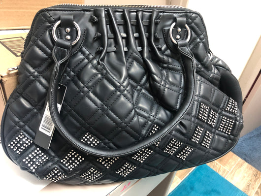 MC quilted black bag
