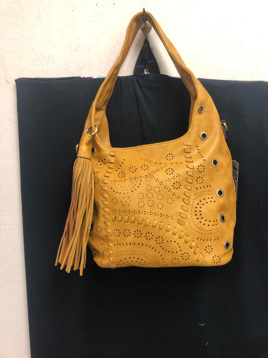 MC handbags Peace mustard