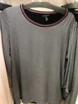 Tribal houndstooth top
